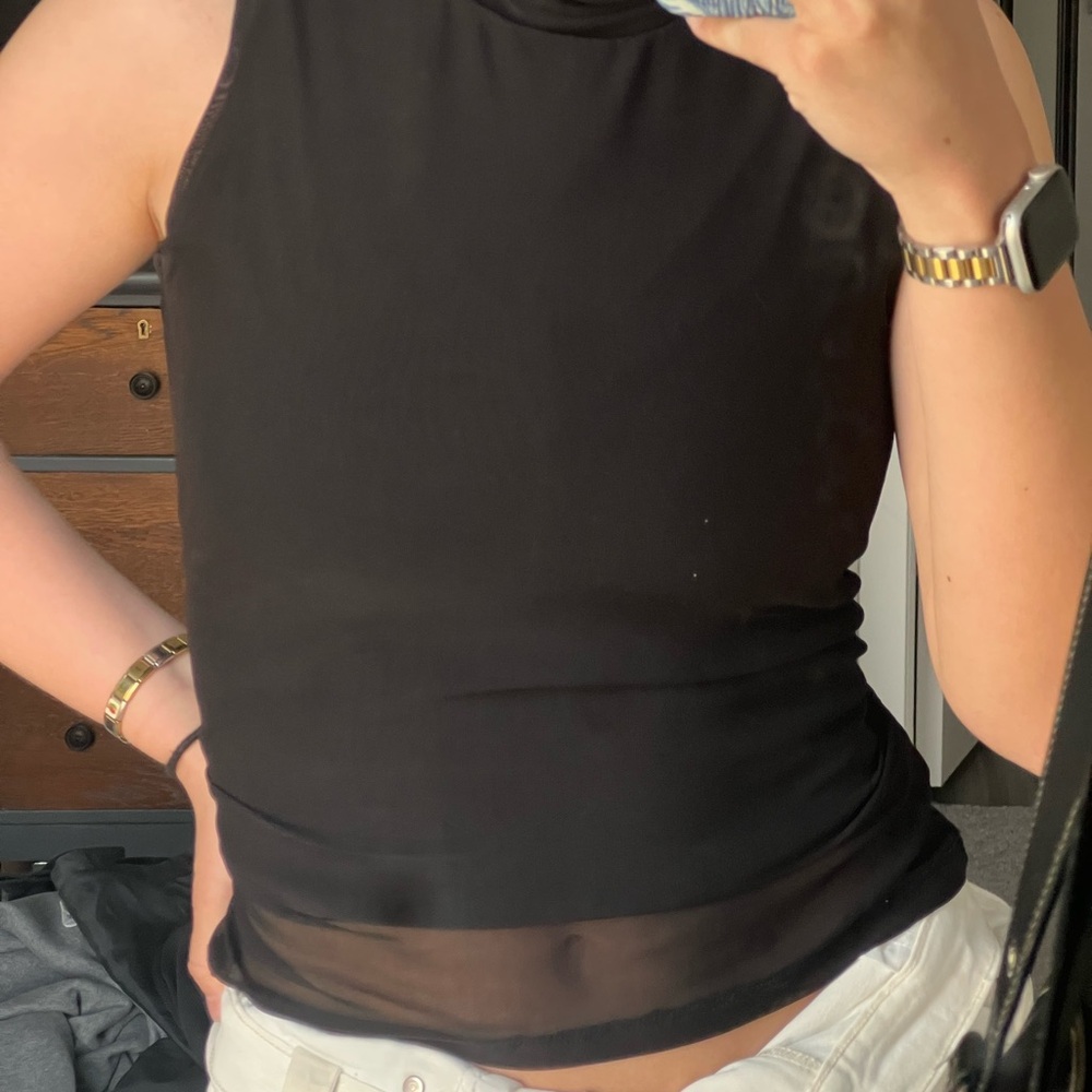 Black Calvin Klein Sleeveless Top